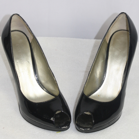 Nine West Patent Leather Peep Toe - Picture 3 of 6